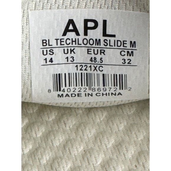 Athletic Propulsion Labs (APL) Big Logo TechLoom Men\'s Size 14 Multi Slides $130 main image 4